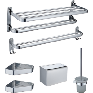 SET DE BAÑO GJ-1303A SILVER