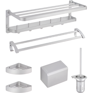 SET DE BAÑO GJ-1306A SILVER