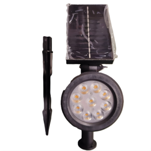 LAMPARA CON PANEL SOLAR FOUR LED LAWN LIGHTS