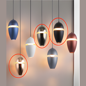 LAMPARA JH-109 SAND BLACK-S GOLD-PEARL BLACK