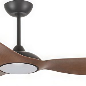 ABANICO DELGADO BLACK WOOD 52"