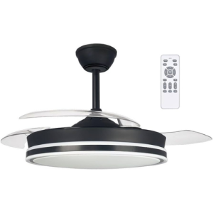 ABANICO RETRACTIL ZS-8933 BLACK / NO BLUETOOTH